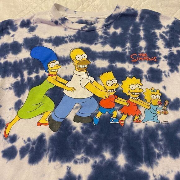The Simpsons tie-dye T shirt medium - Picture 2 of 3